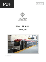 West LRT Audit