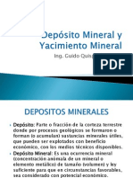 Presentacion Nº 7 y 8 Depósito Mineral y Yacimiento Mineral.pptx