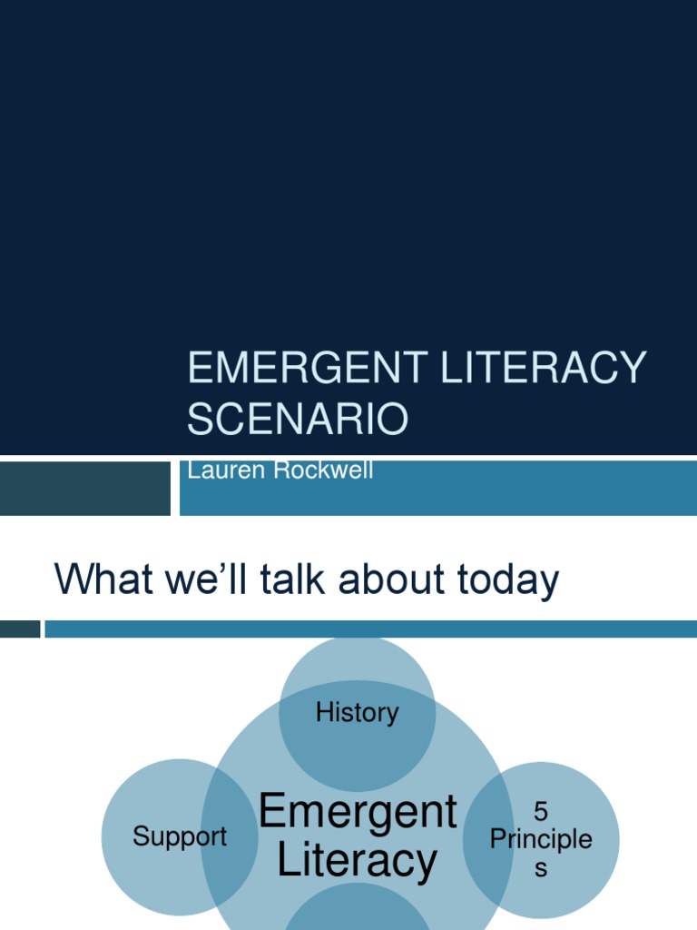 Understanding Emergent Literacy Principles | PDF | Phonics | Literacy