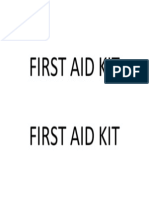 First Aid Kit