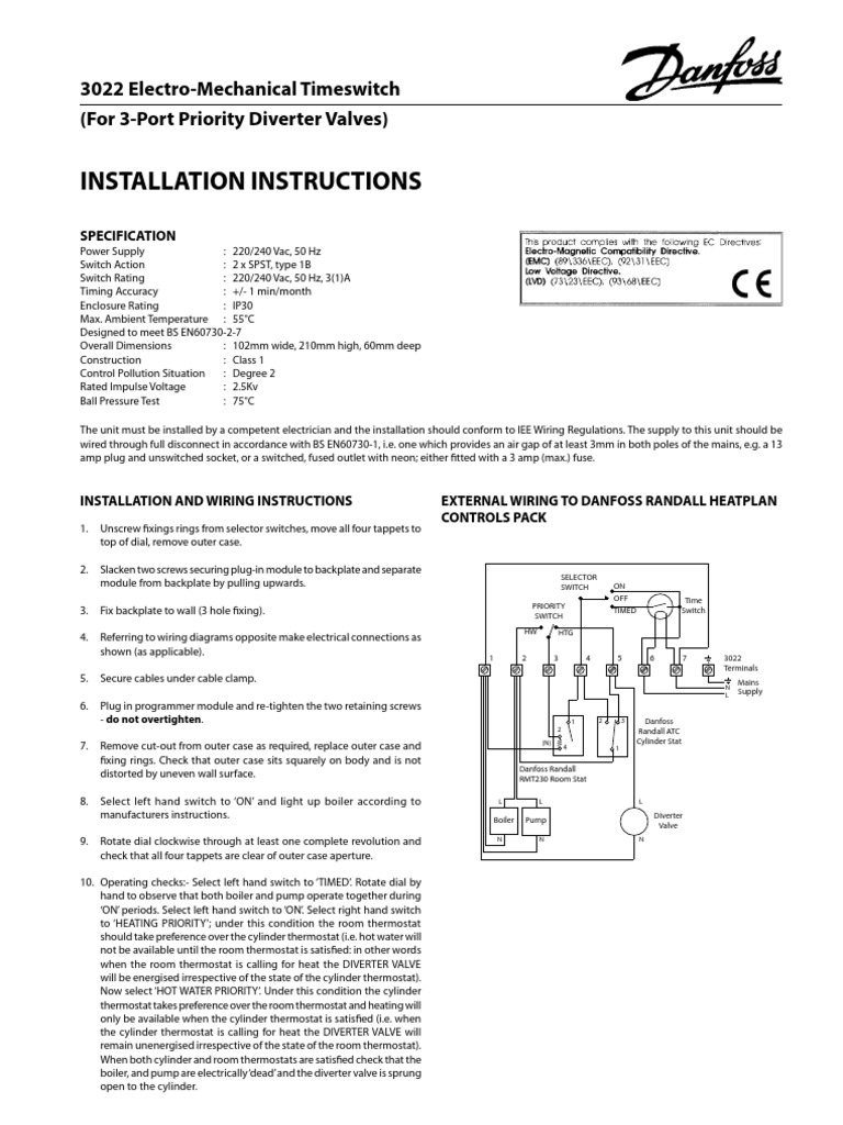 3022 | PDF | Ac Power Plugs And Sockets | Thermostat
