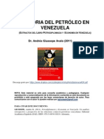 Historia Del Petróleo en Venezuela Petrodiplomacia Andrés Giussepe