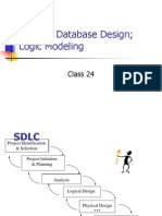 File and Database Design Logic Modeling: Class 24