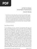 Letter to Freud