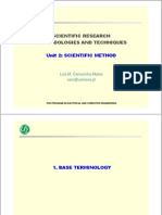 Scientific Research Methodologies and Techniques: Unit 2: Scientific Method Unit 2: Scientific Method