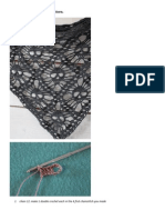 Crochet skull shawl pattern