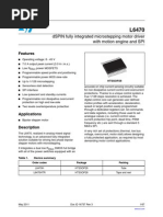 dSPIN Fully Integrated Microstepping Motor Driver With Motion Engine and SPI