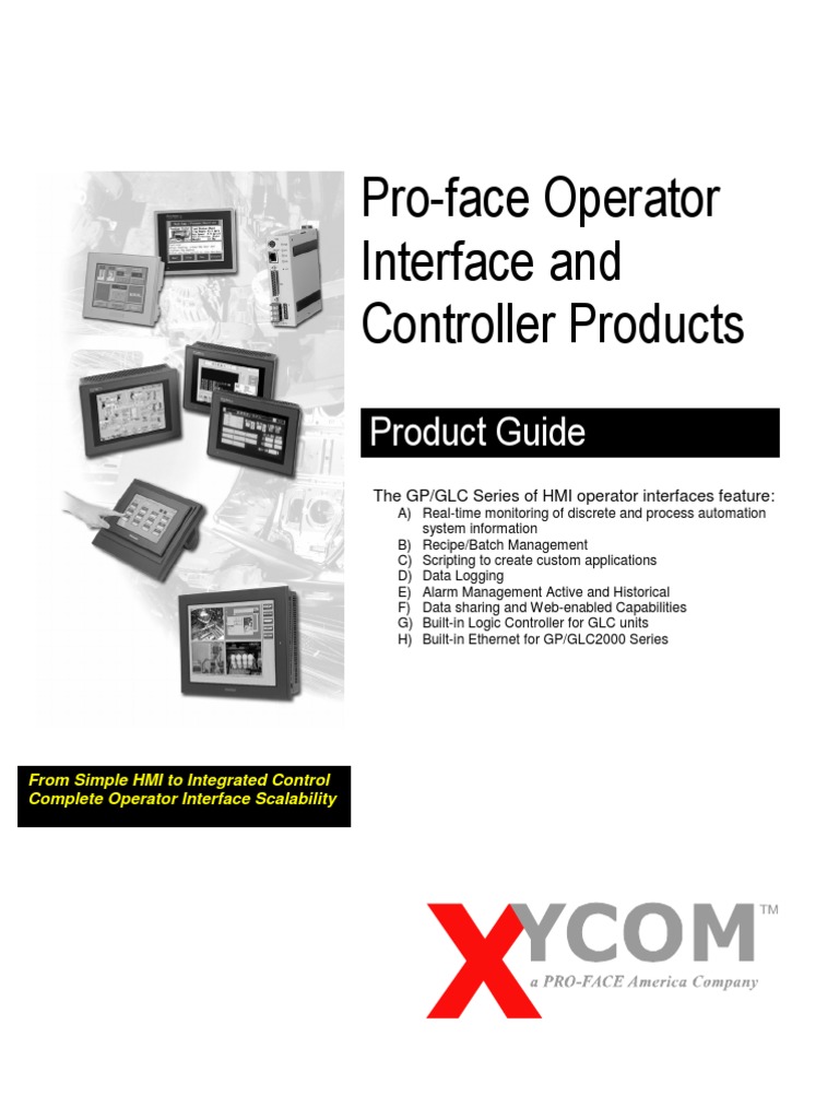 Product Guide Proface B | PDF | Programmable Logic Controller | Thin ...