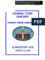 Cessna 172SP Checklist