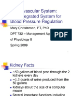 Blood Pressure Regulation by the Integrated Cardiovascular and Kidney Systems