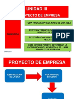 UNIDAD 3 Proyecto de Empresa Gerencia 1