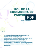 22632356 Rol de La Educadora de Parvulos 1