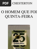 Chesterton - O Homem Que Foi Quinta-feira