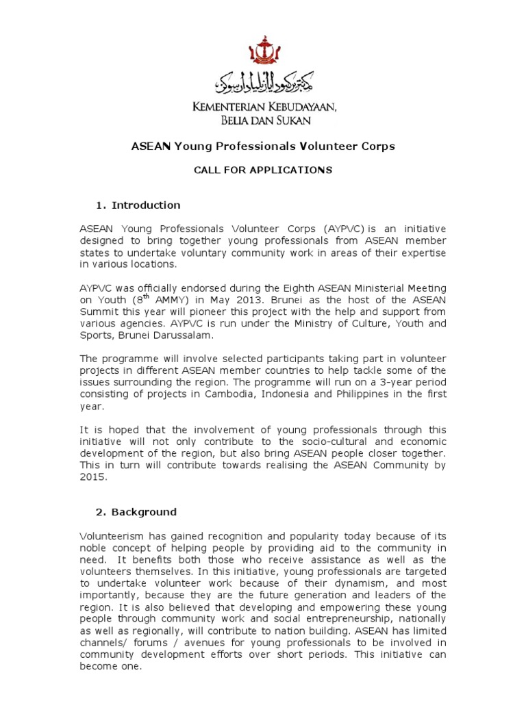 AYPVC Programme Outline | PDF | Association Of Southeast Asian Nations ...