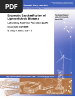 Enzymatic Saccharification of Lignocellulosic Biomass