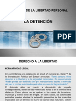 La Detencion (Privacion de La Libertad Personal)