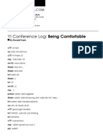 Y! Conference Log: Being Comfortable: Pwconference2