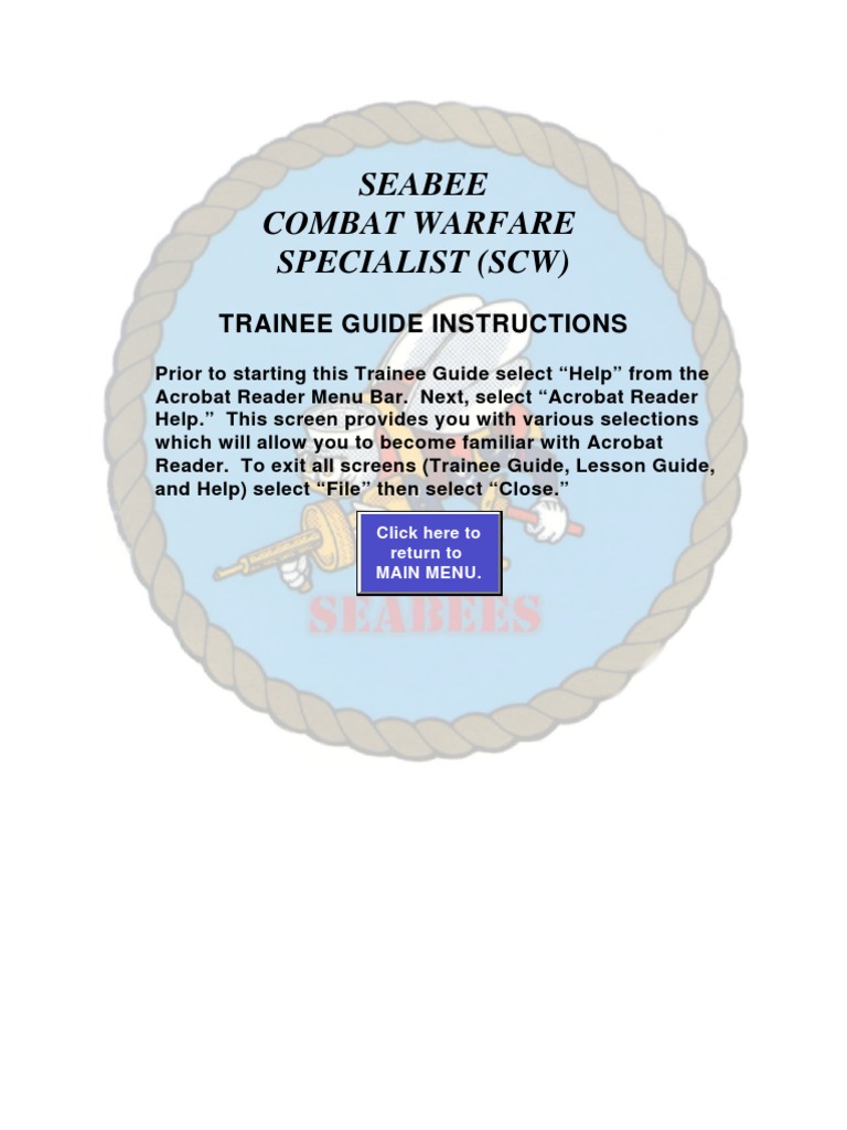 Seabee intelligence overview