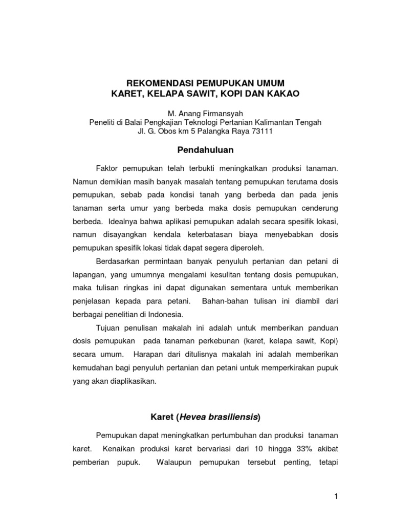 Rekomendasi | PDF