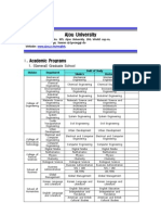 Ajou University Academic Programs and KGSP Details