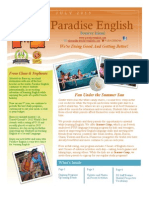 Paradise English: We're Doing Good and Getting Better!