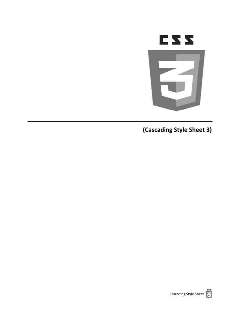 Cascading Style Sheet PDF Cascading Style Sheets Page Layout