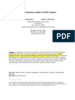 The Information Content of FOMC Minutes: Ellyn Boukus Joshua V. Rosenberg