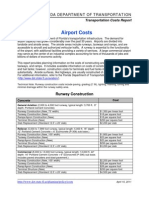 Airport Costs: Florida Department of Transportation