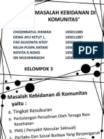 Masalah Kebidanan Di Komunitas