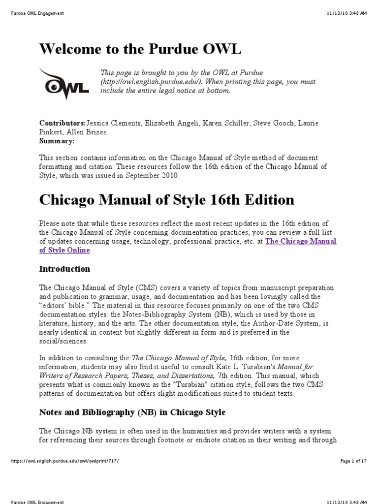 chicago manual of style phd dissertation