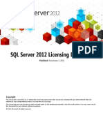 SQL Server 2012 Licensing Datasheet Nov2011