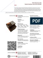 SmartBus G4 RS-232 ( Data Sheet) V2