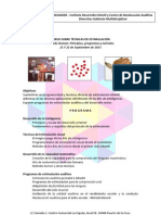 Curso Sobre Técnicas de Estimulación. Método Doman