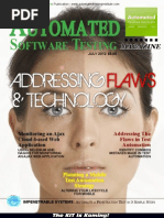 AutomatedSoftwareTestingMagazine July2012