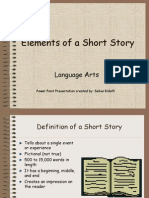 Elements of A Short Story: Language Arts