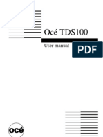 Oce TDS 100 User Manual v1