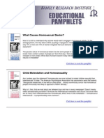 Family Research Institute - Educational Pamphlets