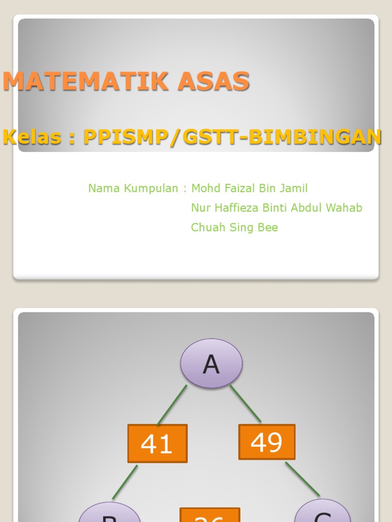 Matematik Asas untuk Pelajar PPISMP | PDF