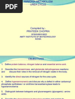 Download  AMMONIA METABOLISM Urea CYCLE by prateekc29 SN15530542 doc pdf