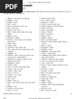 Animal Group Names List | PDF | Organisms