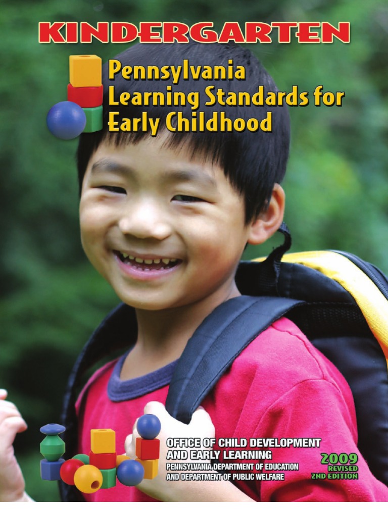 Pennsylvania Kindergarten Standards PDF Early Childhood Education