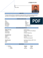 Curriculum Vitae: Mohd Amin Bin Ramli