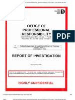 OPR Report On Superintendent Mike Miles Contract, Investigation Interference