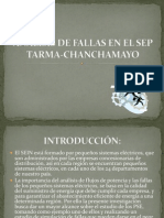 ANÁLISIS DE FALLAS EN EL SEP TARMA-CHANCHAMAYO