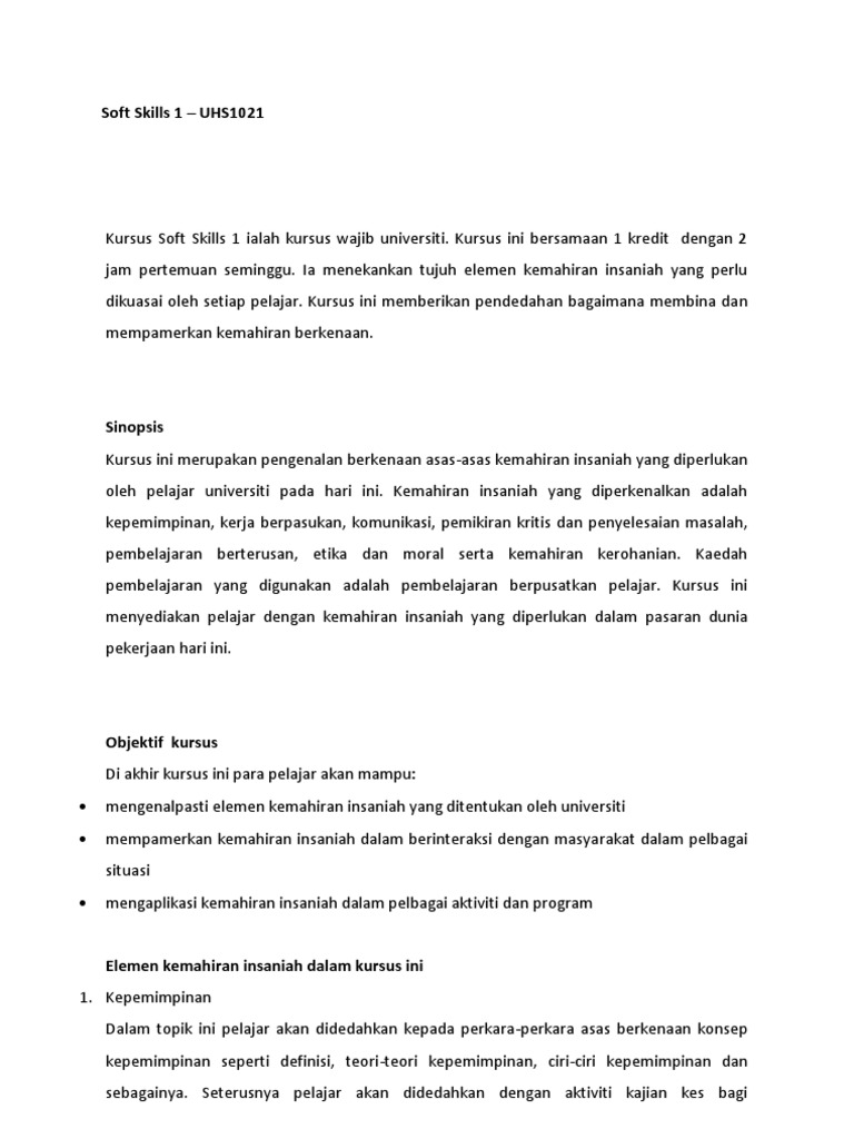 Soft Skill Sem2 1213 Pdf