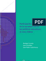 Participacion Incidencia Sociedad Civil Politicas Educativas Chile (175pp)
