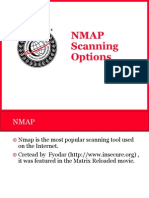 NMAP Scannning Options