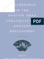 9004142495 - Gary M. Gurtler - Proceedings of the Boston Area Colloquium in Ancient Philosophy, 20 Volume XX - Brill Academic Pub