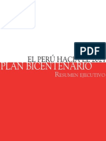 Resumen Ejecutivo - Plan Bicentenario - Español