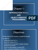 Introduction to C++ and OOP